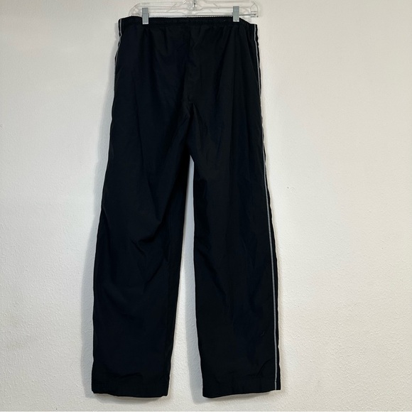 Champion Vintage Boys Black Sweatpants with White Stripes and Pockets - Picture 12 of 16